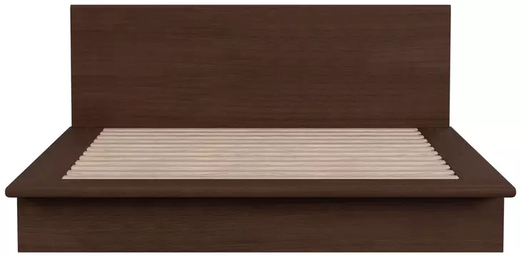 Halmstad Brown King Platform Bed
