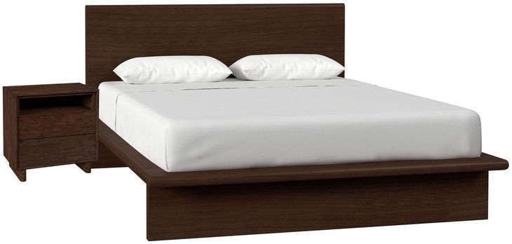 Halmstad Brown Platform Bedroom Set