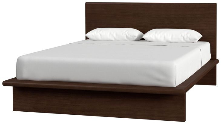 Halmstad Brown Queen Platform Bed