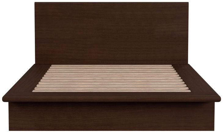 Halmstad Brown Queen Platform Bed