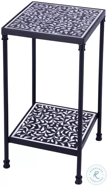 Lana Black And White Side Table