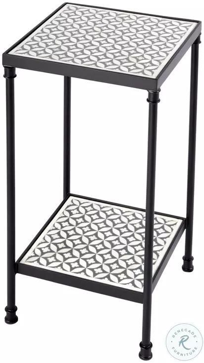 Lana Gray Bone Inlay Side Table