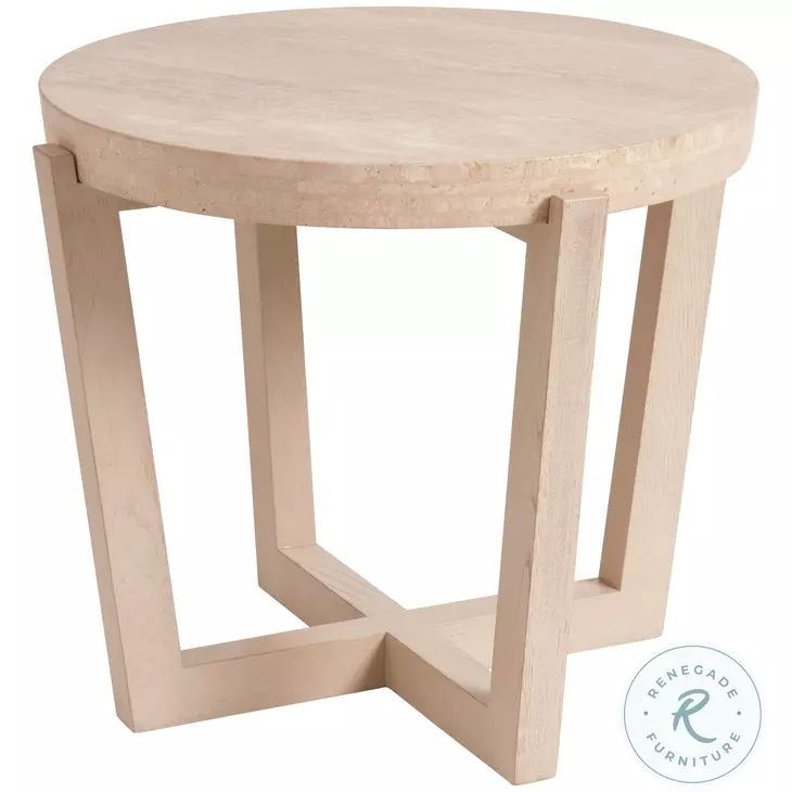 Shasta Sand Drift Round Lamp Table