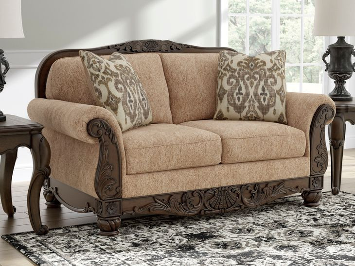 Stanmore Golden Loveseat