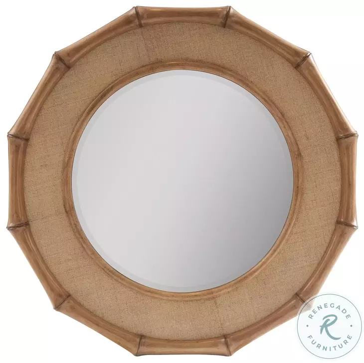 Key Biscayne Light Driftwood Round Cobia Mirror