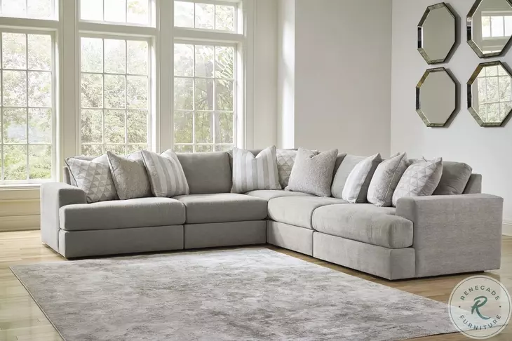 Avaliyah Ash Modular 5 Piece Sectional