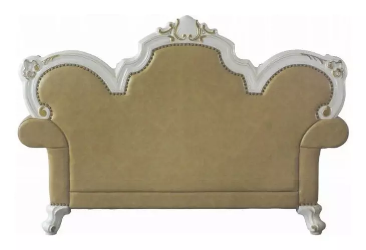 Picardy Butterscotch Living Room Set with Nailhead Trim