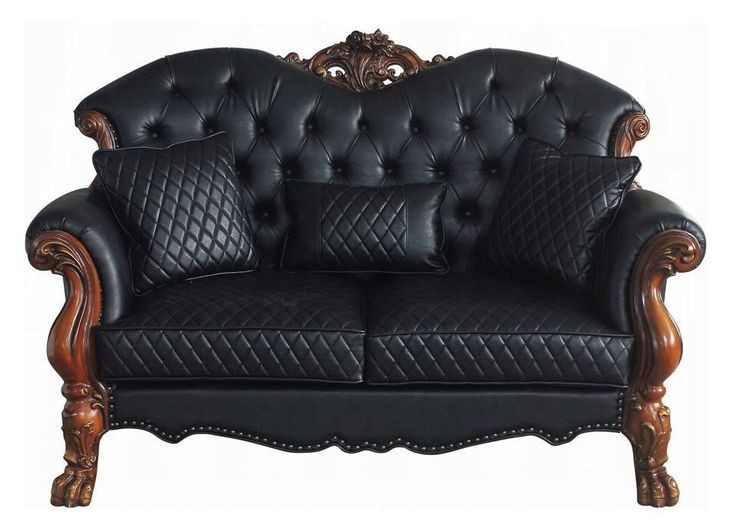 Dresden Green 71" Loveseat with Pillow and Nailhead Trim