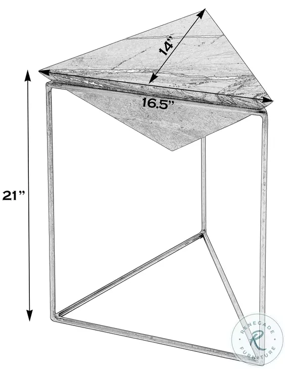Addis Brown Pyramid Side Table