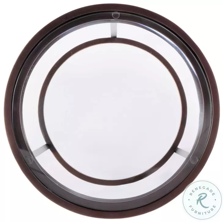 Lola Black Glass Top Side Table