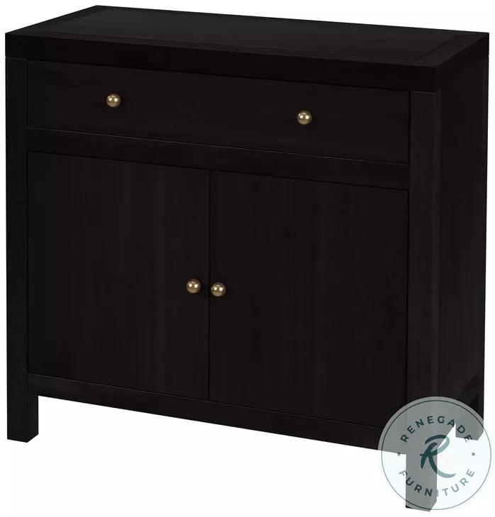 Nora Antique Coffee Accent Storage Cabinet