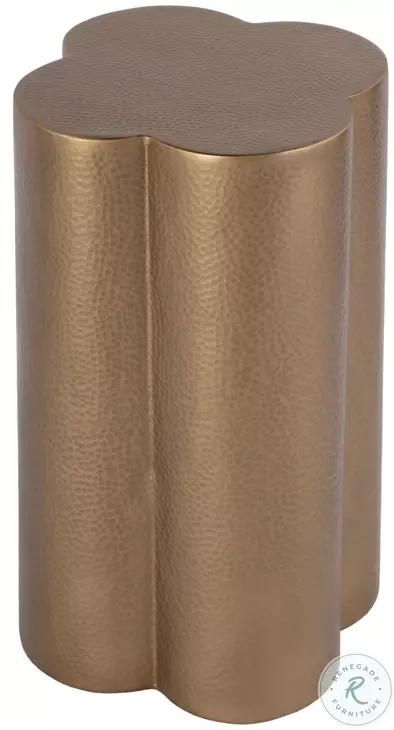 Colmar Natural Clover Shaped End Table