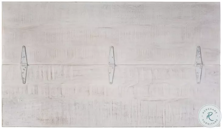 Chipping White 6 Drawer Trunk Cocktail Table