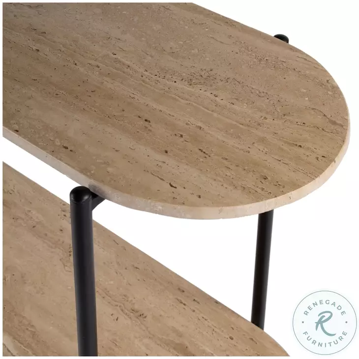 Rinaldi Natural 2 Tier Console Table