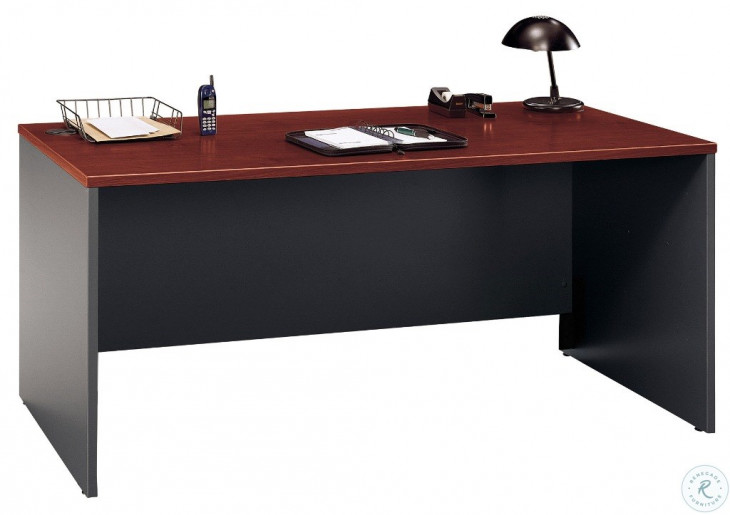 Series C Hansen Cherry 66 Inch Desk Shell from Bush (WC24442A