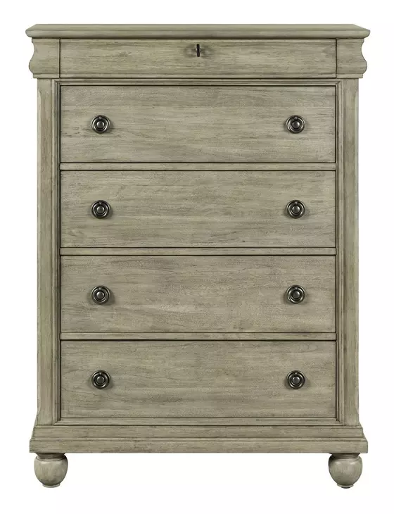 Rustic Traditions Saddle Tan 5 Drawer Chest