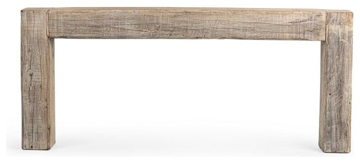 Giza Butterwood Blend 82" Rectangular Console Table