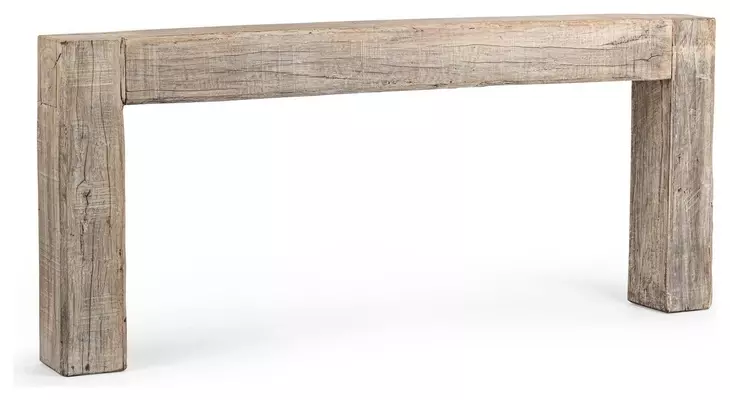 Giza Butterwood Blend 82" Rectangular Console Table