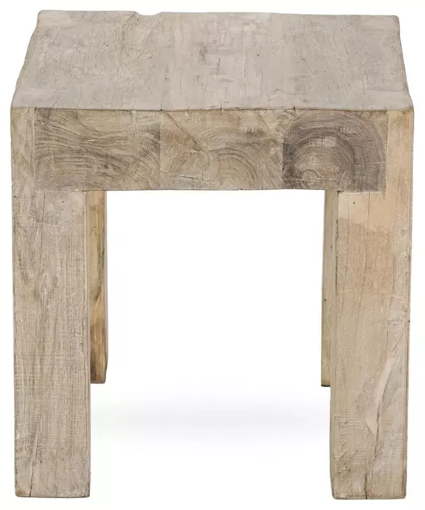 Giza Butterwood Blend Rectangular End Table