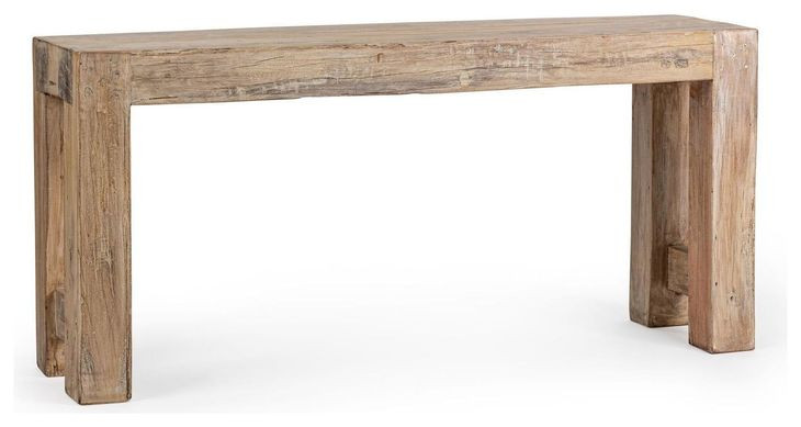 Giza Butterwood Blend 68" Rectangular Console Table