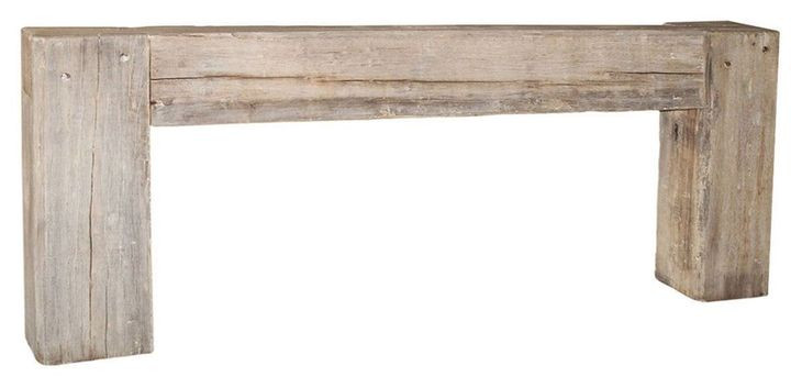 Giza Butterwood Blend 100" Rectangular Console Table