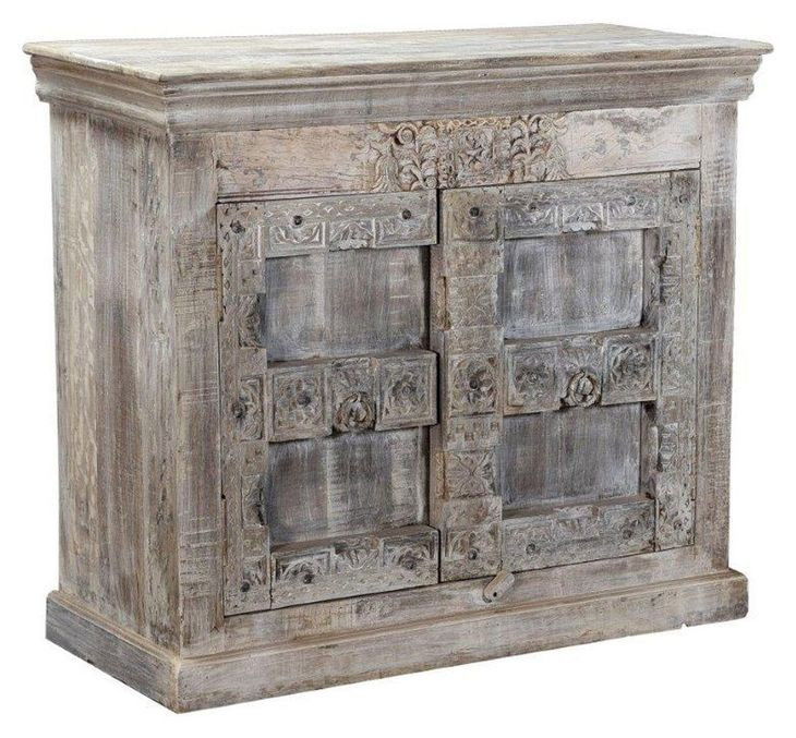 Alta Antique White 2 Door Accent Cabinet