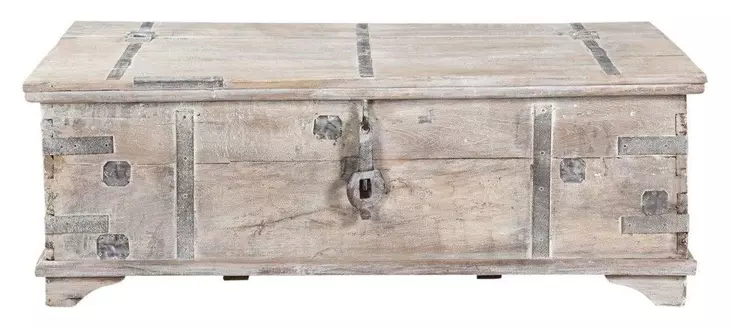 Alta Antique White 59" Coffee Table