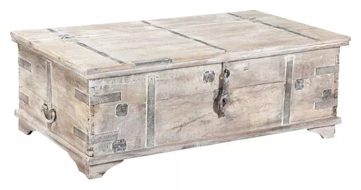 Alta Antique White 59" Coffee Table