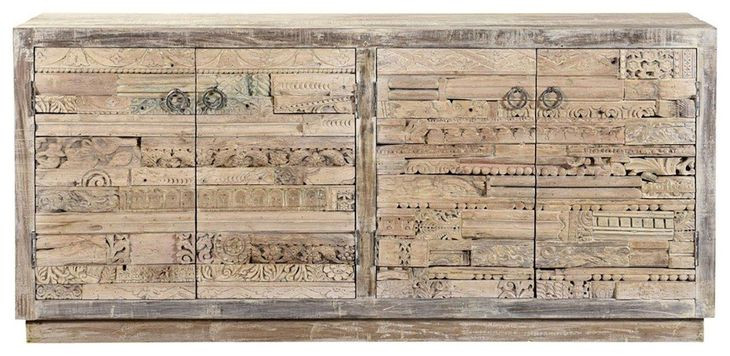 Alta Butterwood Blend 4 Door Accent Cabinet