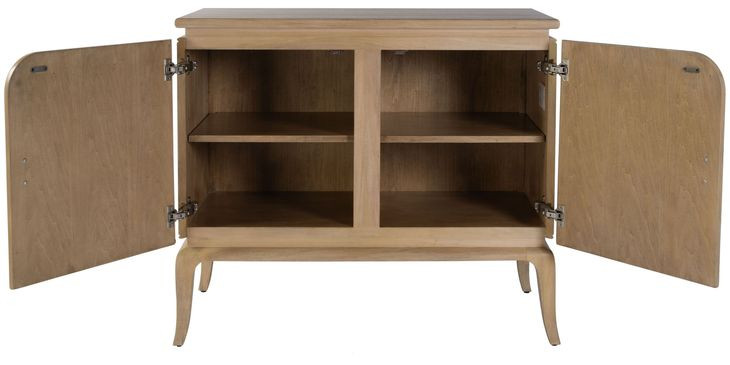 Karolina Light Brown 40" 2 Door Accent Cabinet