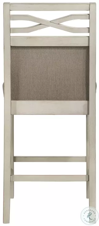 Maribelle Light Oak And Gray Counter Height Dining Room Set