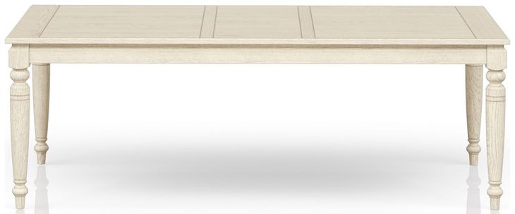 Clover Ridge Whitewash Extendable Dining Table