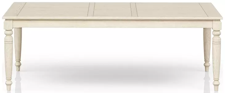 Clover Ridge Whitewash Extendable Dining Table
