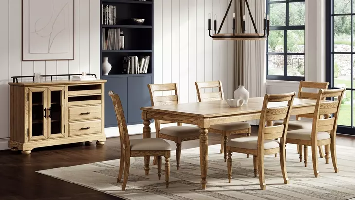 Clover Ridge Carmel Ladder Back Side Chair Set of 2
