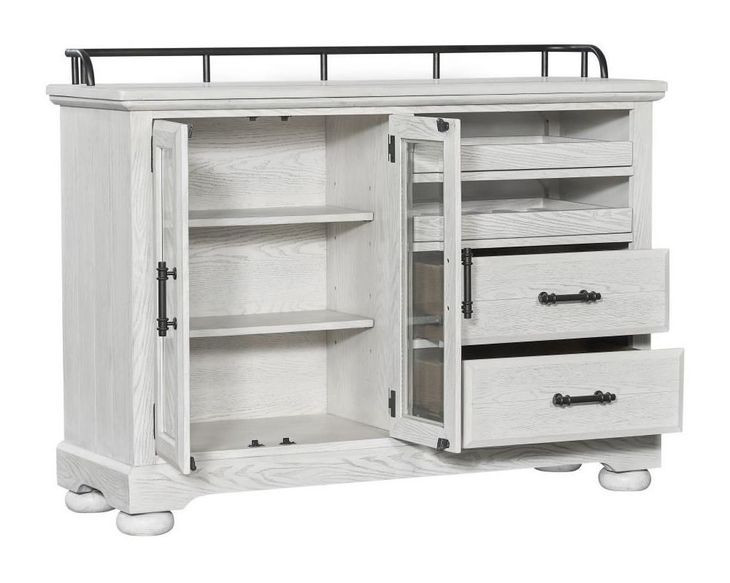 Clover Ridge Whitewash Counter Height Set