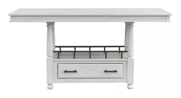 Clover Ridge Whitewash Counter Height Table