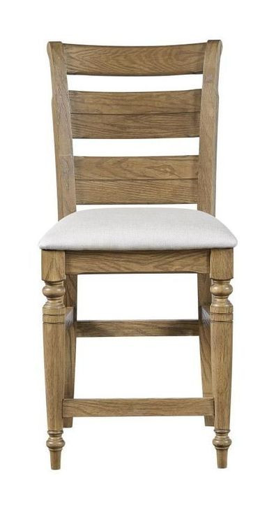 Clover Ridge Carmel Ladder Back Counter Stool Set of 2
