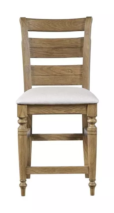Clover Ridge Carmel Ladder Back Counter Stool Set of 2