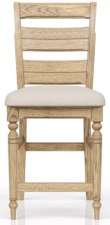 Clover Ridge Carmel Ladder Back Counter Stool Set of 2