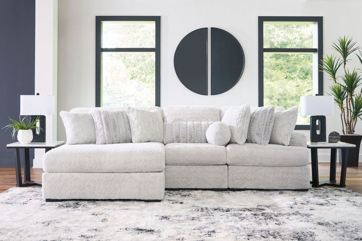 Snodoodle Arctic 3 Piece Sectional with Armless Chaise