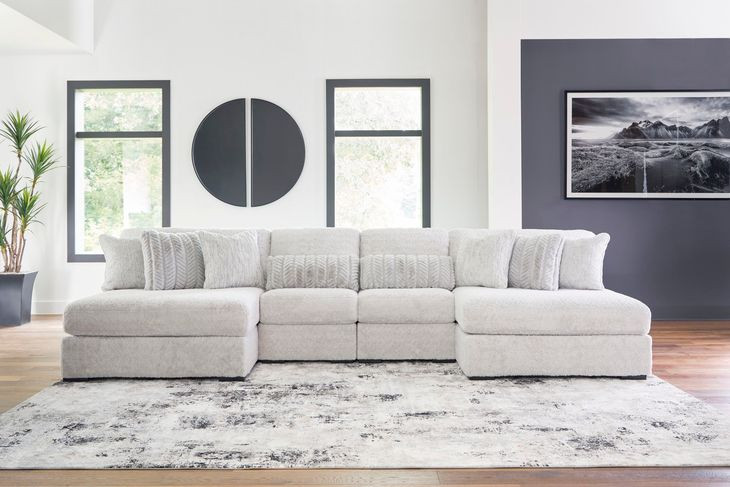 Snodoodle Arctic 4 Piece Sectional with Chaise