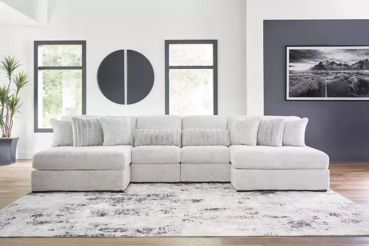 Snodoodle Arctic 4 Piece Sectional with Chaise