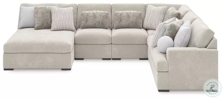 Snodoodle Arctic 6 Piece Sectional with Chaise