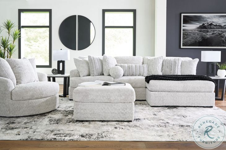 Snodoodle Arctic Oversized Accent Ottoman