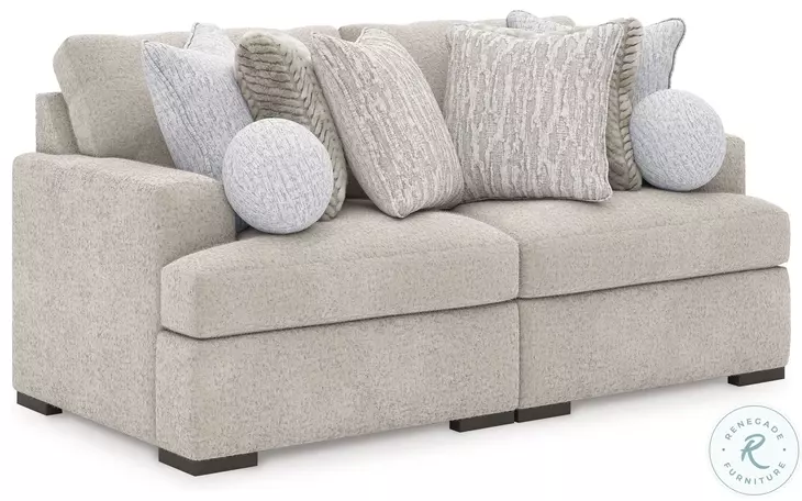 Snodoodle Arctic Performance Fabric Modular Loveseat