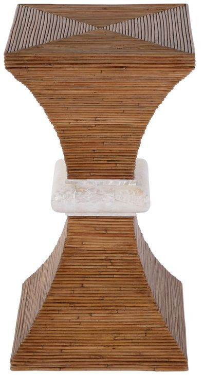 Marikit Brown 13" Square Side Table