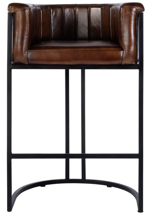 Rockford Black and Brown 29" Barrel Barstool