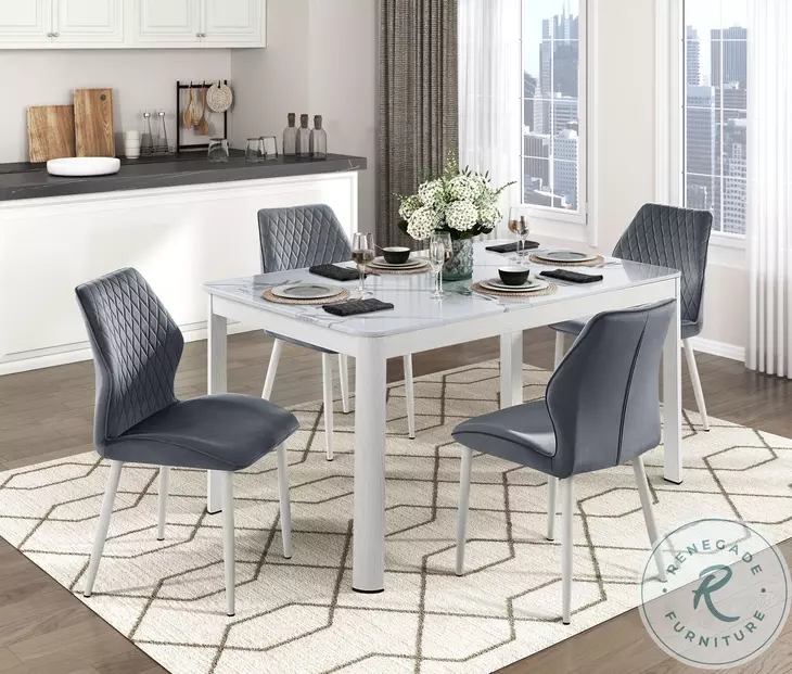 Hollis Dark Gray Side Chair Set Of 2