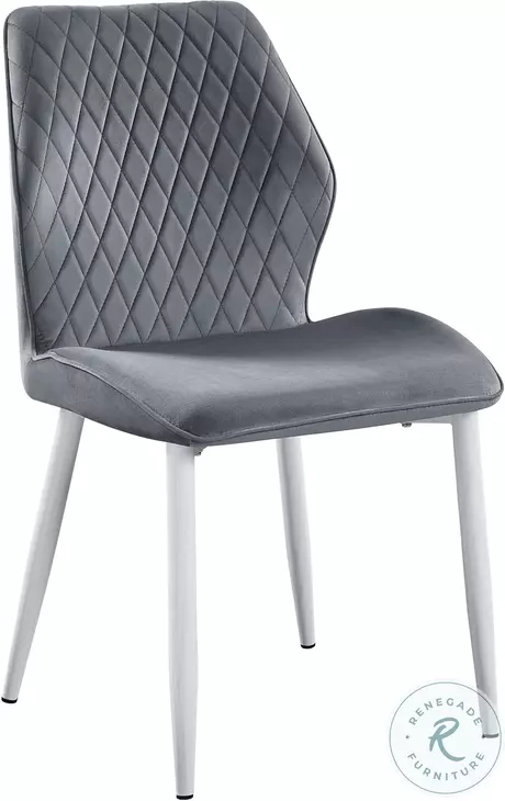 Hollis Dark Gray Side Chair Set Of 2