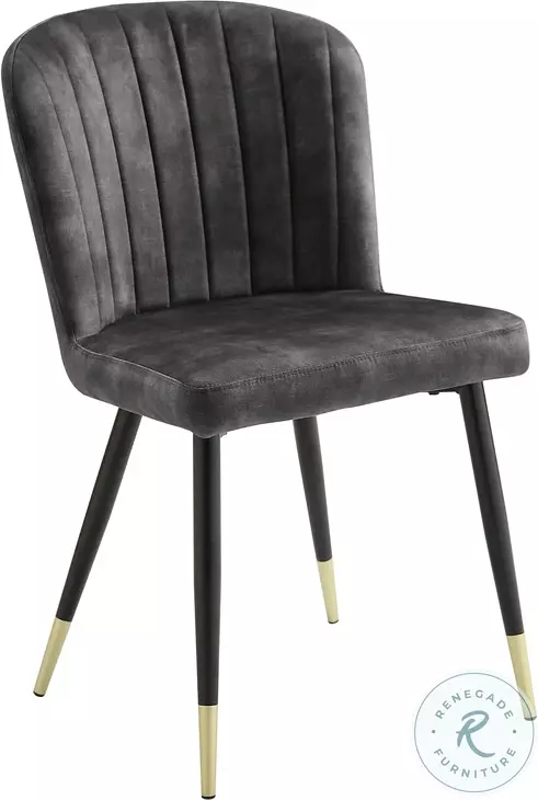 Clemente Charcoal Side Chair Set Of 2